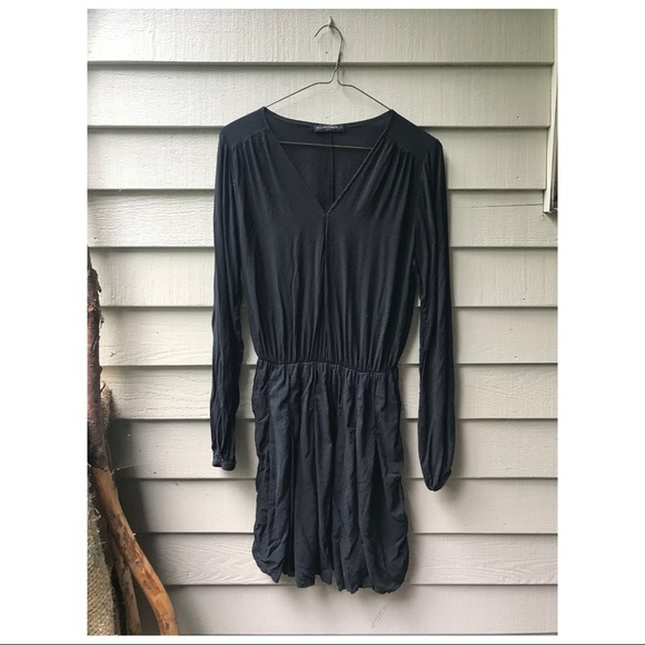 Brandy Melville black ruffled dress - Picture 1 of 1